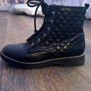 Black Steve Madden Doc martens